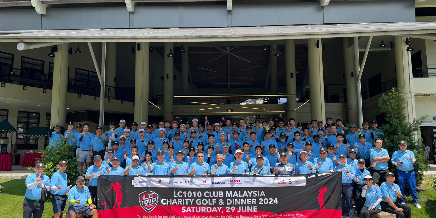 Group photo of all golfer for LC1010 Charity Golf & Dinner 2024